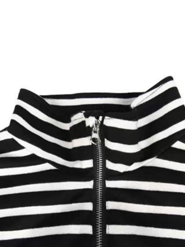 Mens Striped Casual Vest  Genderless  High Collar Sleeveless 2024 New