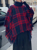 Men's Casual Plaid Irregular Pullover-10