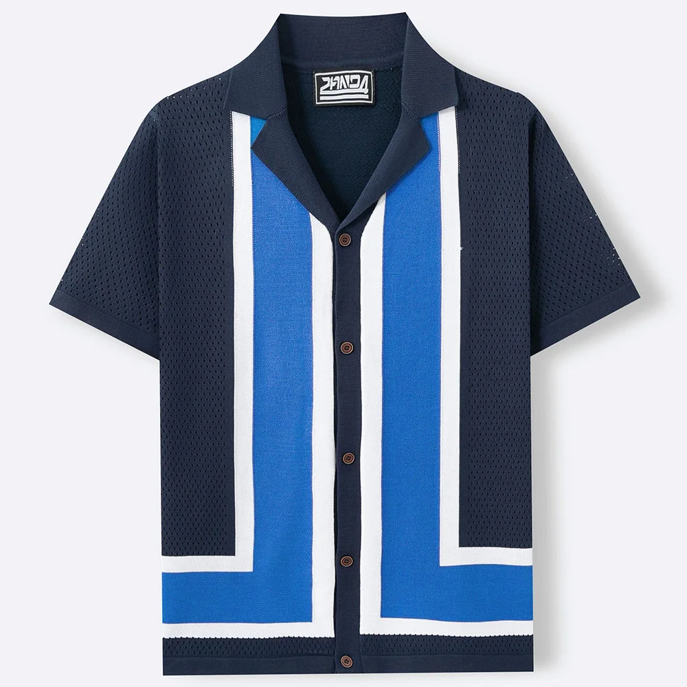 Mens Cool Silk Casual Knit Polo Shirt Summer Fashion Daily Outdoor Soft Comfortable Short-Sleeve T-Shirt Men'S Clothing 2025 New - Image 21