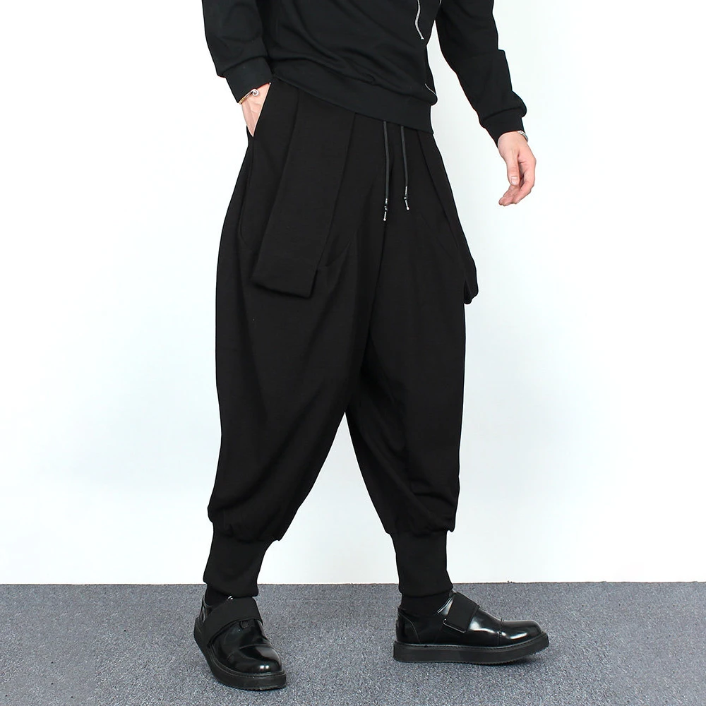 XS-5XL Mens Y2K Dark Gothic ribbon Harem Pants Summer Streetwear Fashion Youth HipHop Stage Casual Pants Men's Clothing 2026 New - Image 3