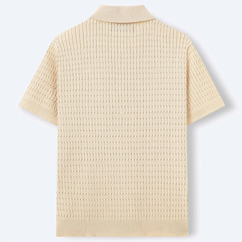 2026 Summer New Men's Solid Color Short-Sleeve T-Shirt American Retro Fashion Trendy Street Casual Breathable Simple Men's Top - Image 4
