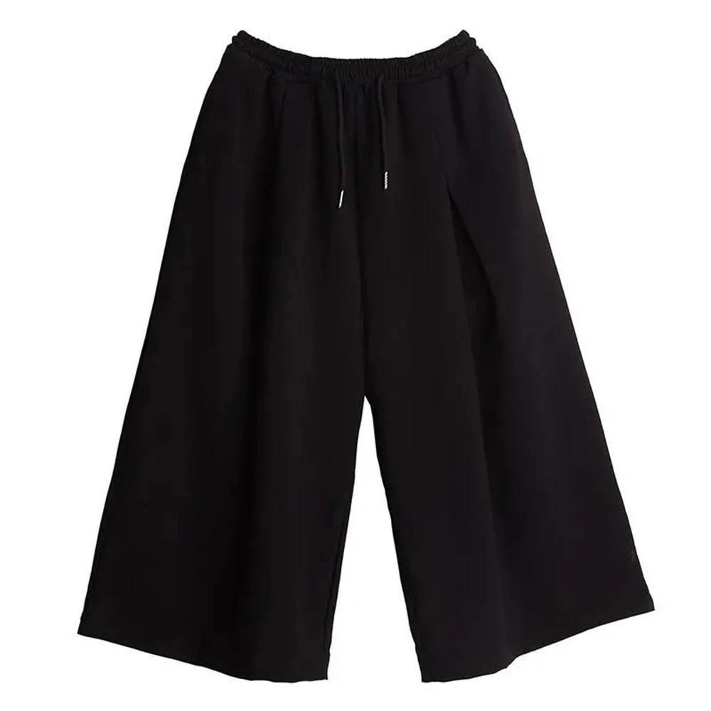 Mens Culottes Dark Gothic Casual Pants Japanese All-Match Streetwear Y2k Personality Hakama Samurai Pants Men'S Clothing 2024 - Image 6