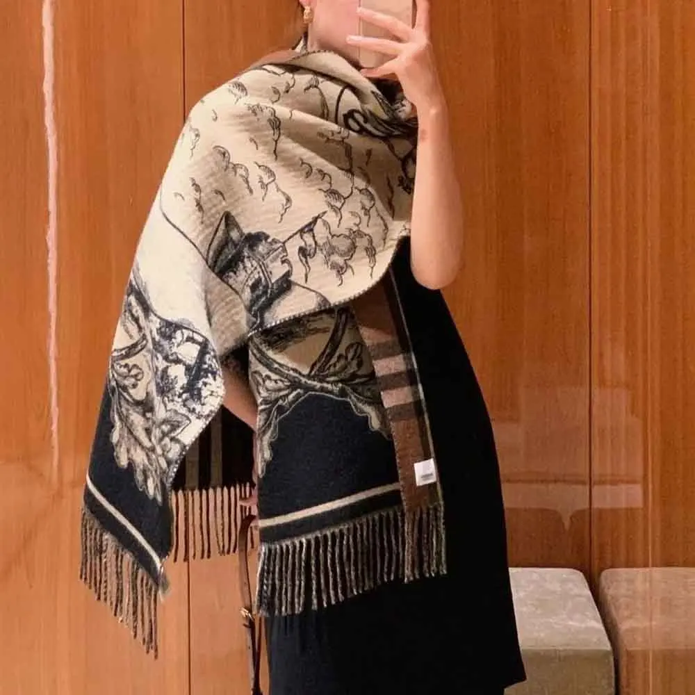 2026 Spring New y2k Color Block Scarf genderless Shawl Fashion Trendy Irregular Youth Campus Outdoor Casual Warm Scarf Unisex - Image 2
