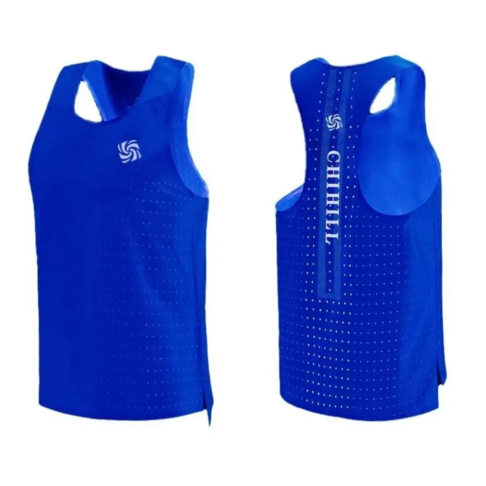Mens Vest Sports Fitness Mesh Breathable Quick Dry Lightweight Sleeveless Running Vest Trendy Gym Training Tank Top 2024 Summer - Image 4
