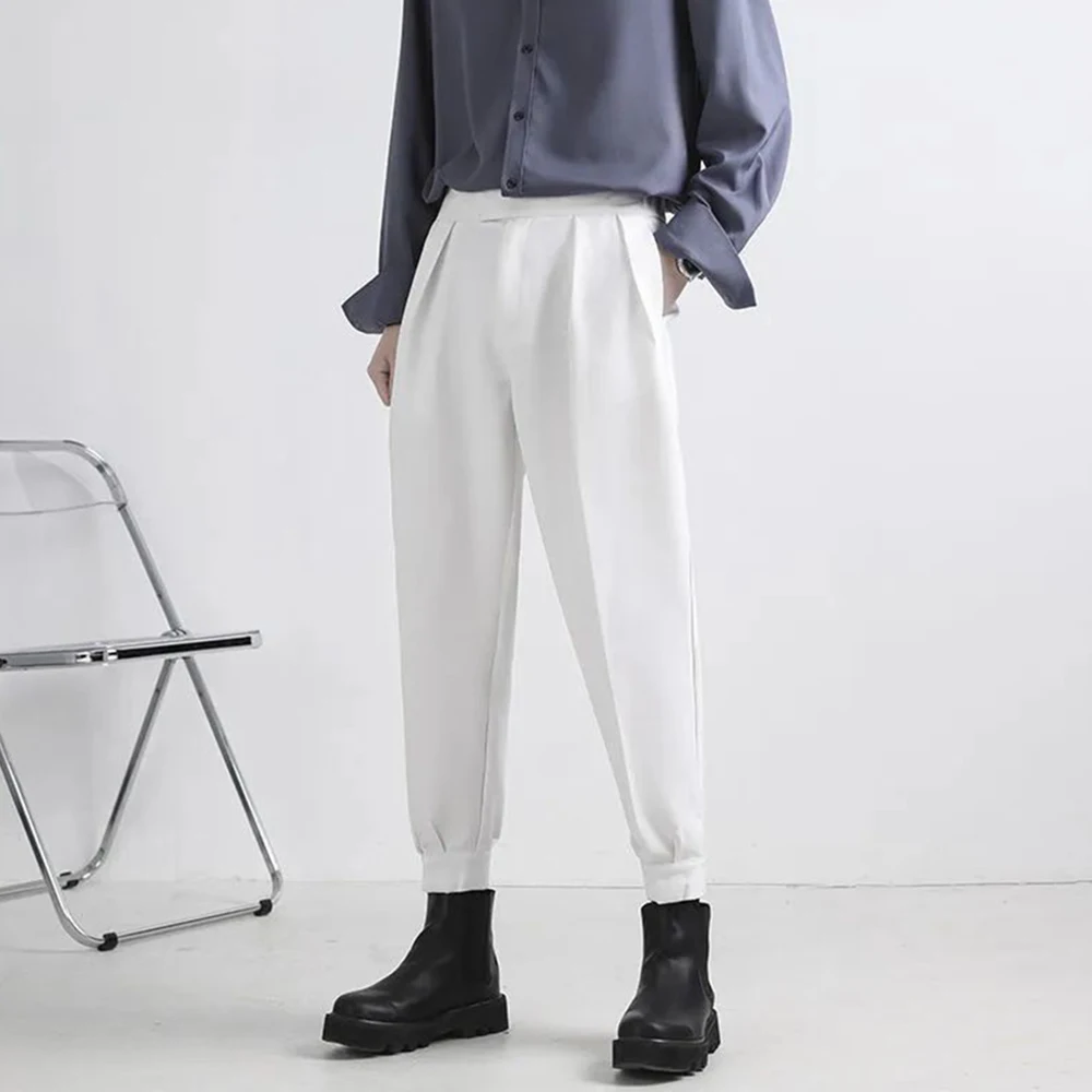 2024 New Spring and Autumn Fashion Loose Mens Pants Jogging Sports Casual Harem Pants Harajuku Suit Pants y2k Streetwear Men - Image 4