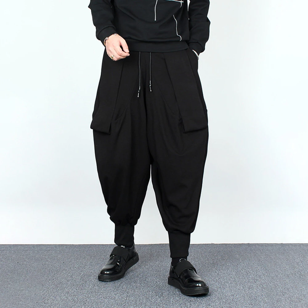 XS-5XL Mens Y2K Dark Gothic ribbon Harem Pants Summer Streetwear Fashion Youth HipHop Stage Casual Pants Men's Clothing 2026 New - Image 4