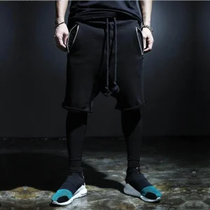 XS-5XL Men Summer Shorts Zipper Pocket Casual Shorts Streetwear Hip-Hop Outdoor Versatile Shorts Men'S wear (No Tassel String)