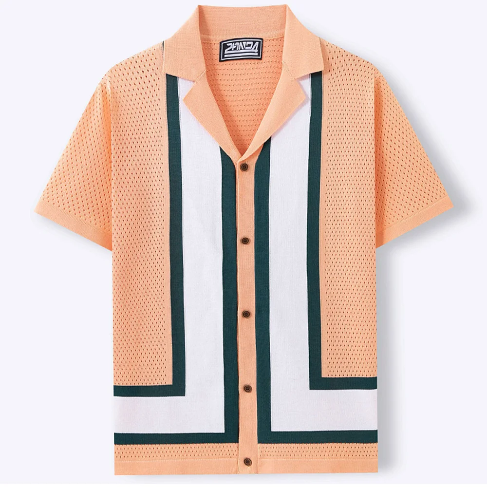 Mens Cool Silk Casual Knit Polo Shirt Summer Fashion Daily Outdoor Soft Comfortable Short-Sleeve T-Shirt Men'S Clothing 2025 New - Image 23