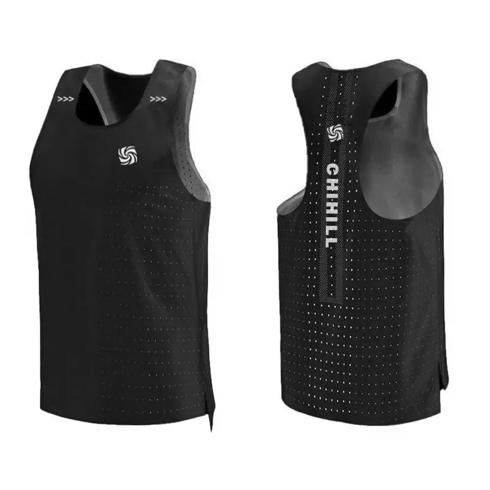 Mens Vest Sports Fitness Mesh Breathable Quick Dry Lightweight Sleeveless Running Vest Trendy Gym Training Tank Top 2024 Summer - Image 6