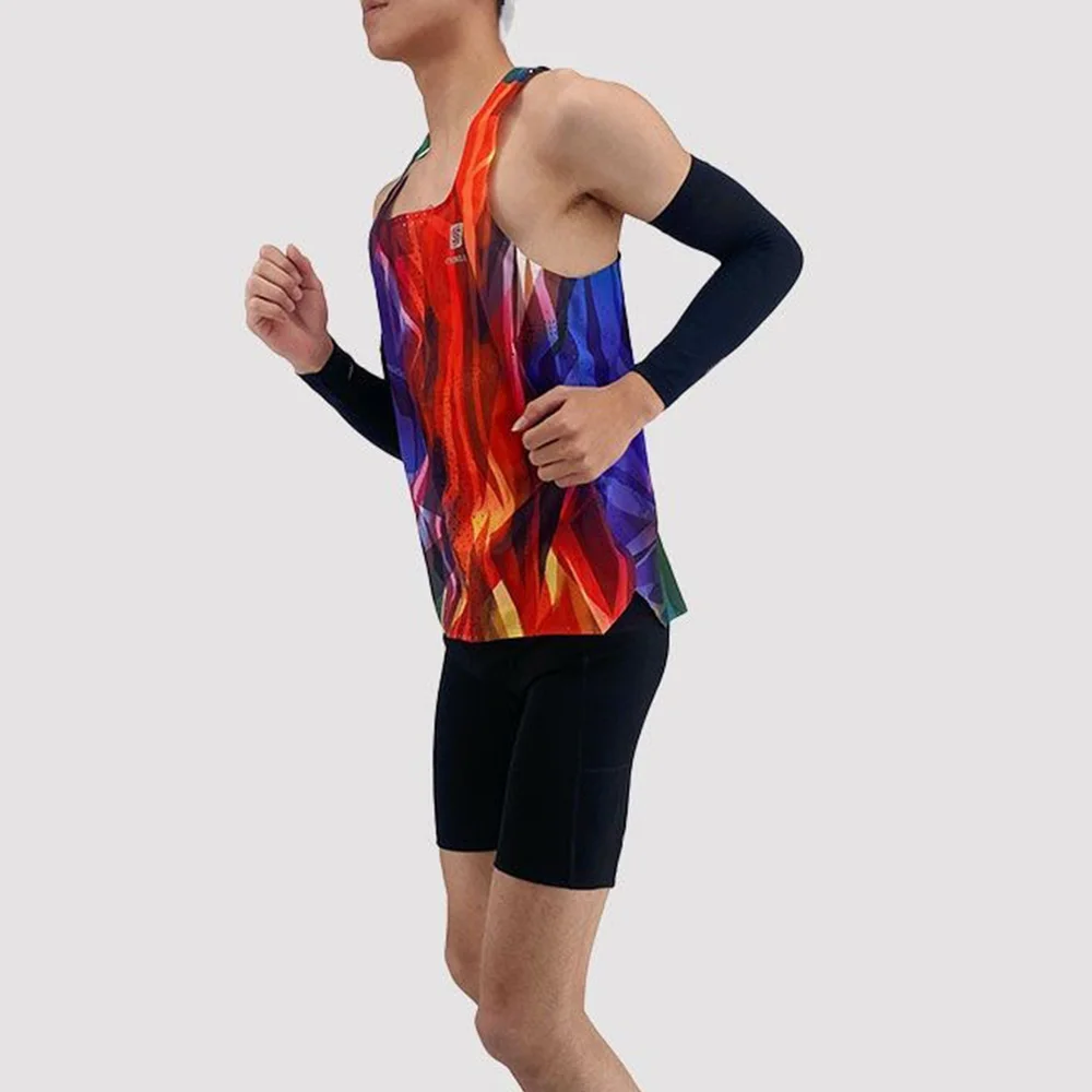 Summer New Men's Sports Sleeveless Vest Casual Fashion Trend Slim Quick-Drying Breathable Gym Marathon Track And Field Men Tops - Image 4