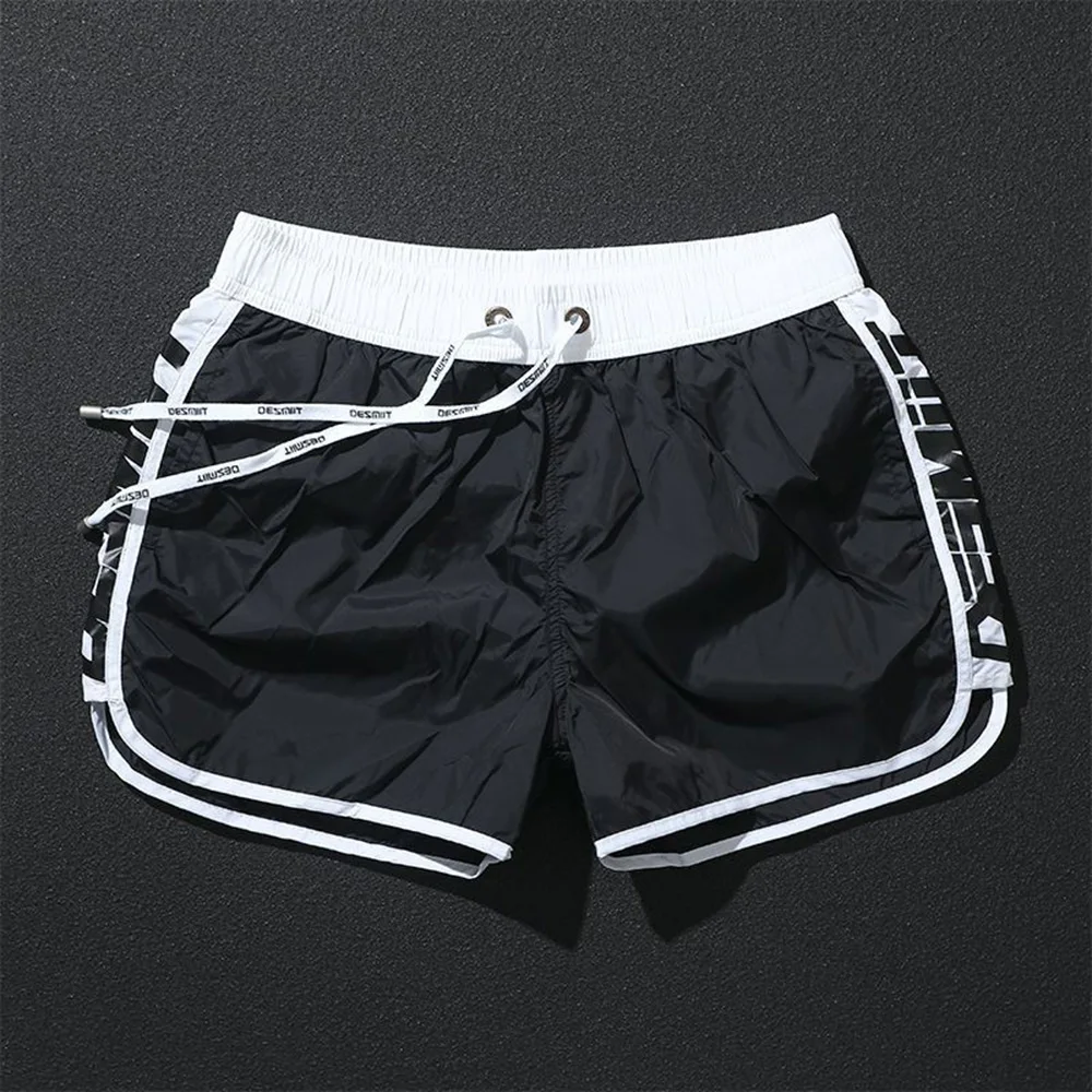 Mens Beach Shorts Swimming Trunks Gym Train Sports Shorts Summer Fashion Color Matching Jogging Running Shorts Men'S Clothing - Image 2