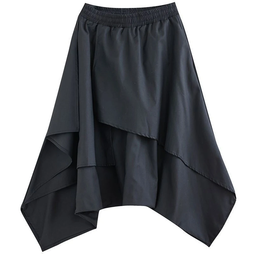 XS-5XL Y2k Irregular Layered Low Crotch Skirt Pant Genderless Streetwear Fashion Stage Performance Ballroom Wide-Leg Pant Unisex - Image 4