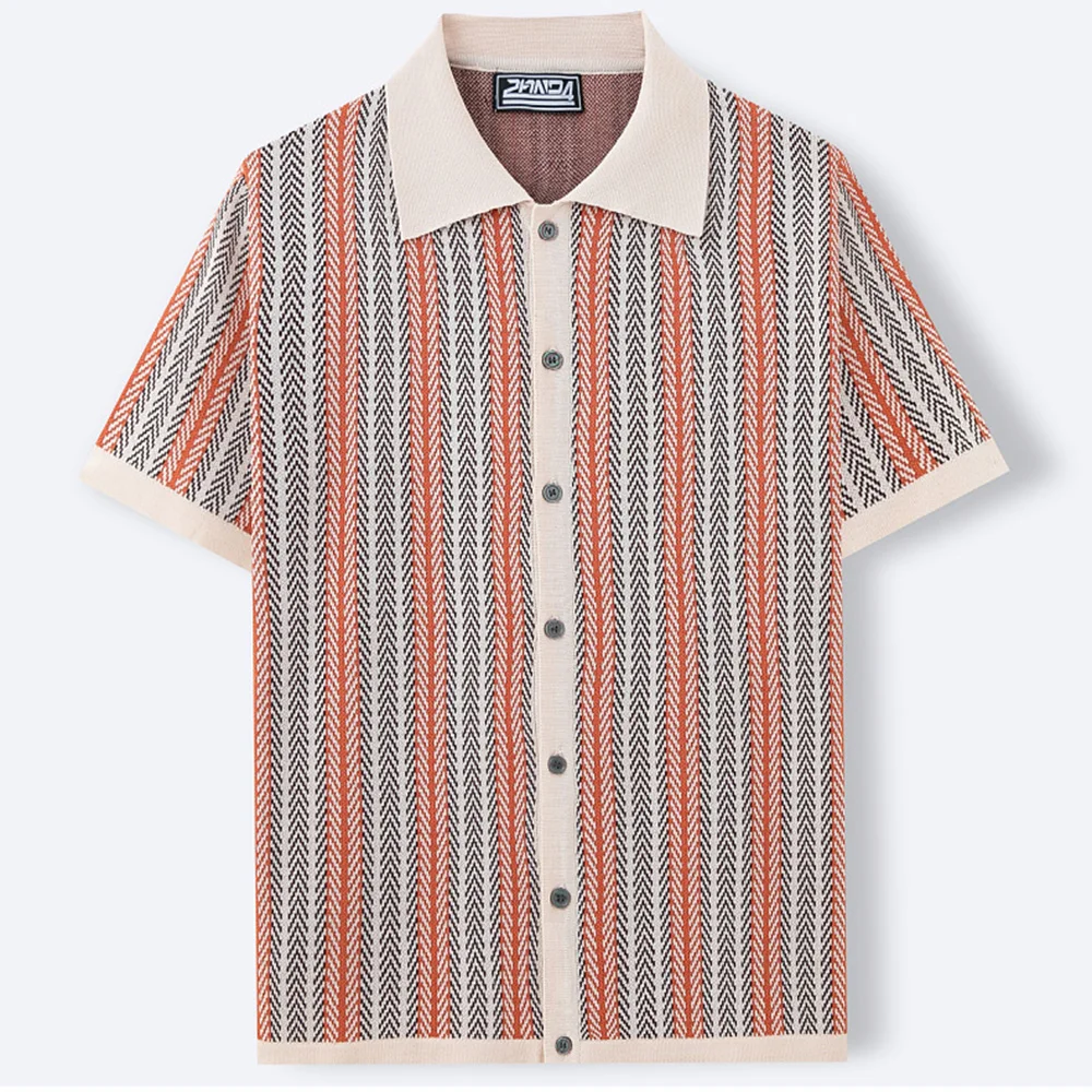 Mens Cool Silk Casual Knit Polo Shirt Summer Fashion Daily Outdoor Soft Comfortable Short-Sleeve T-Shirt Men'S Clothing 2025 New - Image 29