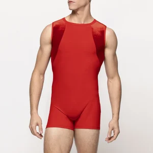Mens Sports Fitness Training Gymnastics Suit Quick-Drying Skin-Friendly Breathable Comfortable Soft Jumpsuit Men'S Clothing