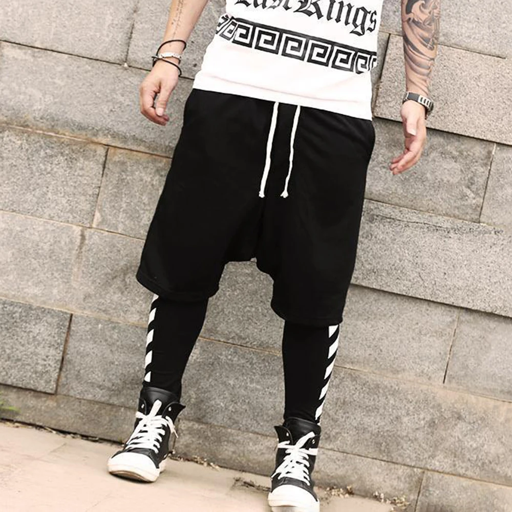 XS-5XL Summer New Men's Solid Color Wide-Leg Shorts American Retro Fashion Trend Street Casual Breathable Niche Men's Bottoms - Image 3