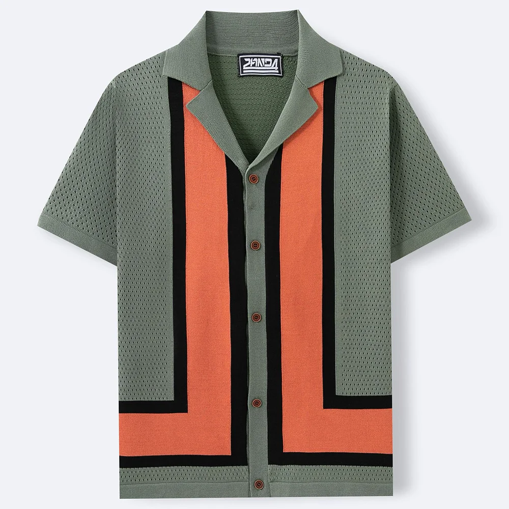 Mens Cool Silk Casual Knit Polo Shirt Summer Fashion Daily Outdoor Soft Comfortable Short-Sleeve T-Shirt Men'S Clothing 2025 New - Image 22