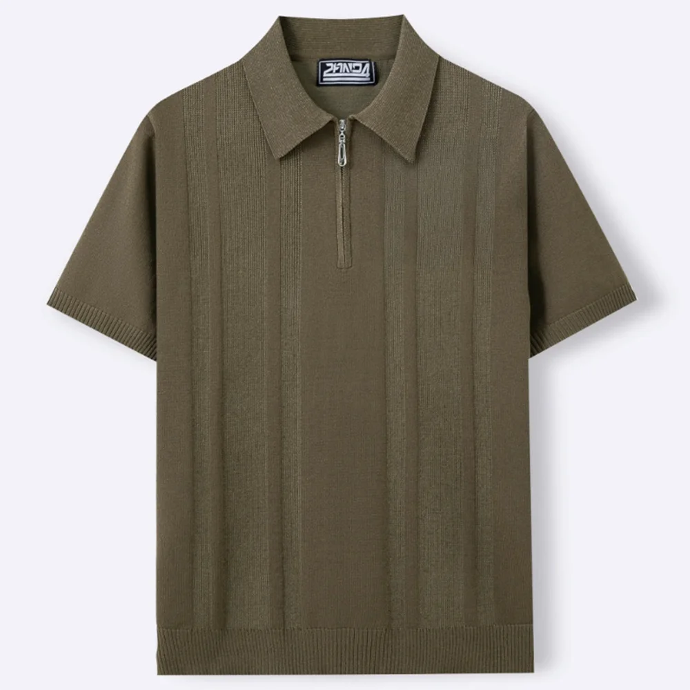 2026 Summer New Men's Solid Color Short-Sleeve T-Shirt American Retro Fashion Trendy Street Loose Casual Breathable Men's Top - Image 8