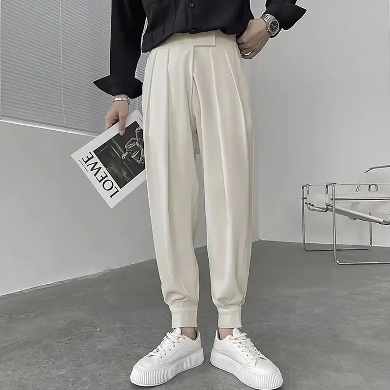 2024 New Spring and Autumn Fashion Loose Mens Pants Jogging Sports Casual Harem Pants Harajuku Suit Pants y2k Streetwear Men - Image 9