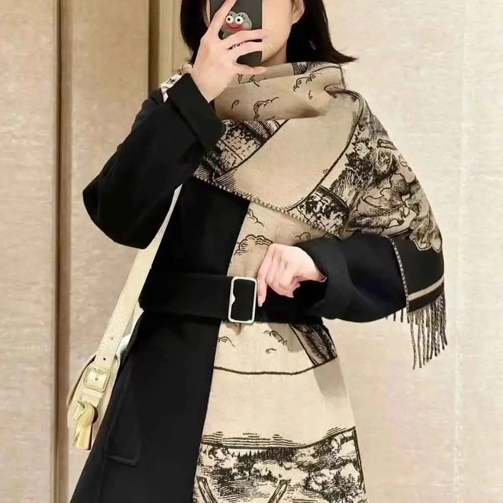 2026 Spring New y2k Color Block Scarf genderless Shawl Fashion Trendy Irregular Youth Campus Outdoor Casual Warm Scarf Unisex - Image 4