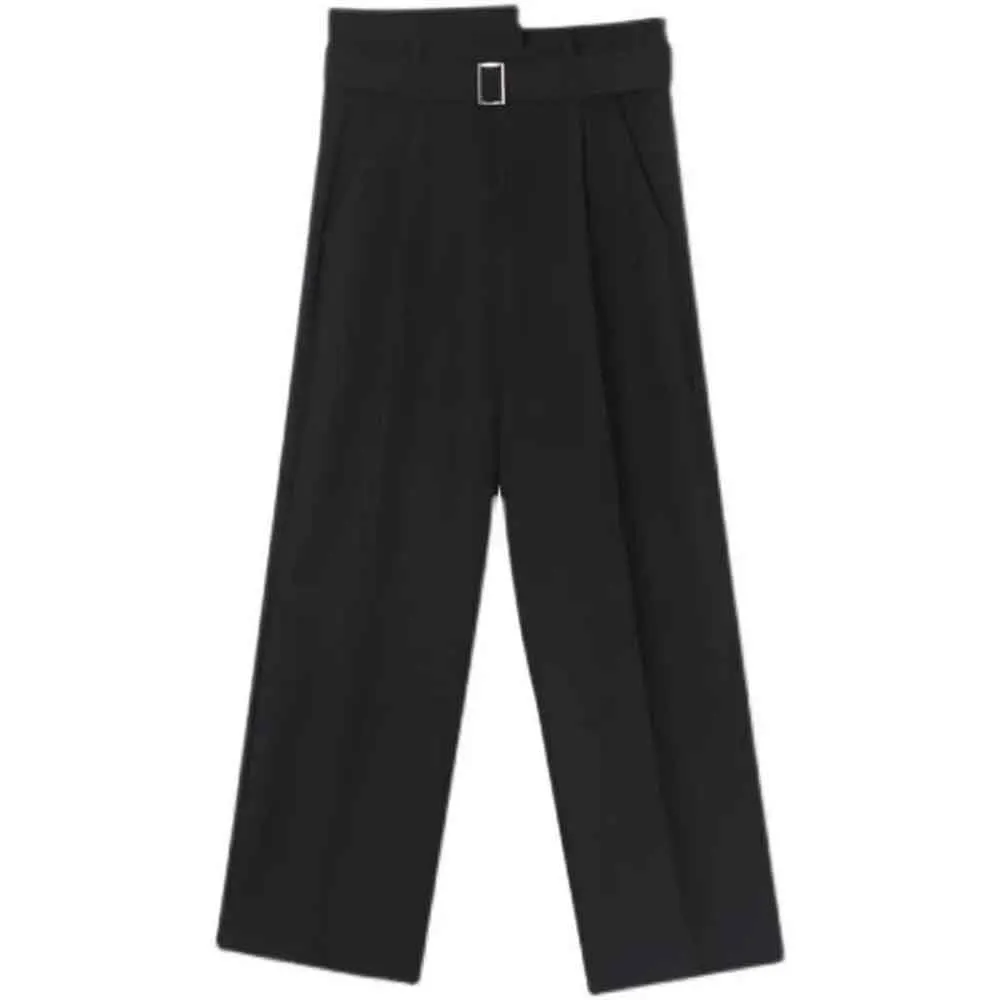 XS-5XL Winter New Men's Straight Leg Suit Trousers American Retro Fashion Trendy High Street Loose Casual Simple Men's Bottoms - Image 7