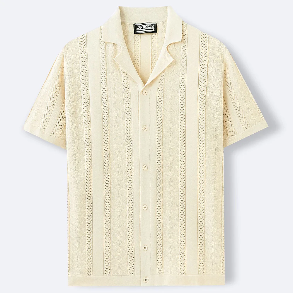 Mens Cool Silk Casual Knit Polo Shirt Summer Fashion Daily Outdoor Soft Comfortable Short-Sleeve T-Shirt Men'S Clothing 2025 New - Image 30