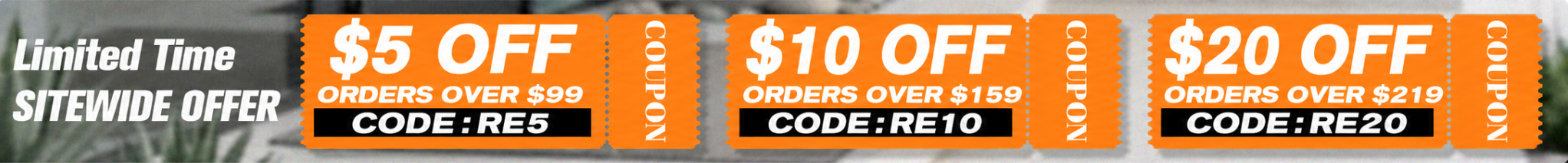 Limited time offer banner