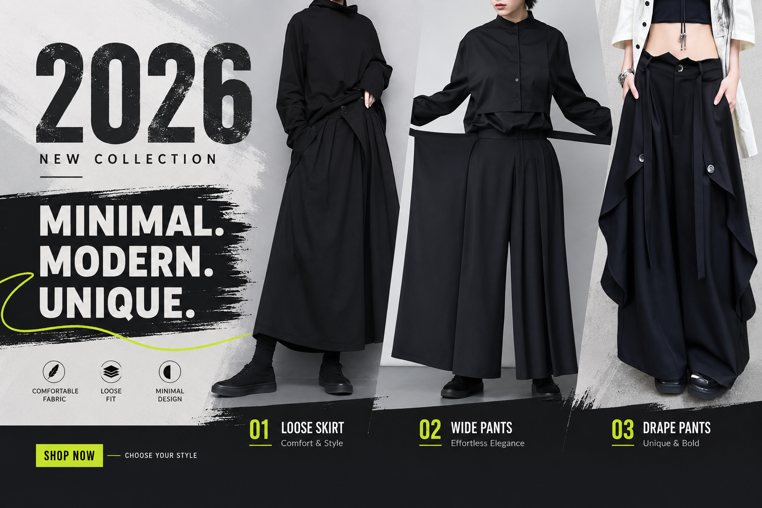 2026 NewHein minimal modern unique clothing collection